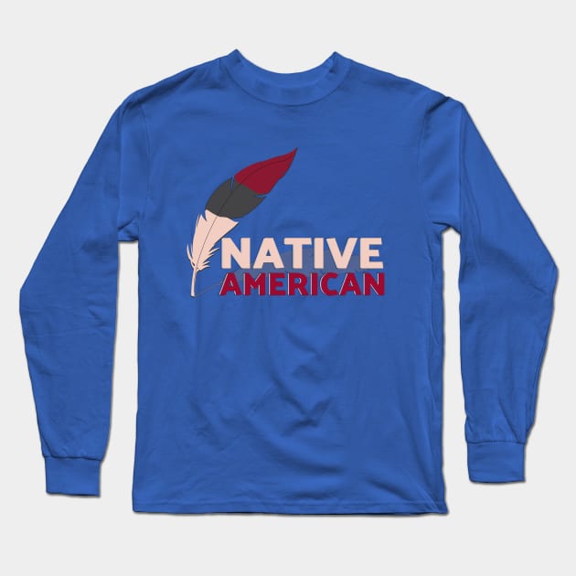 Native American Long Sleeve T-Shirt by dddesign